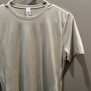 lululemon athletica Beige Short Sleeve Tee